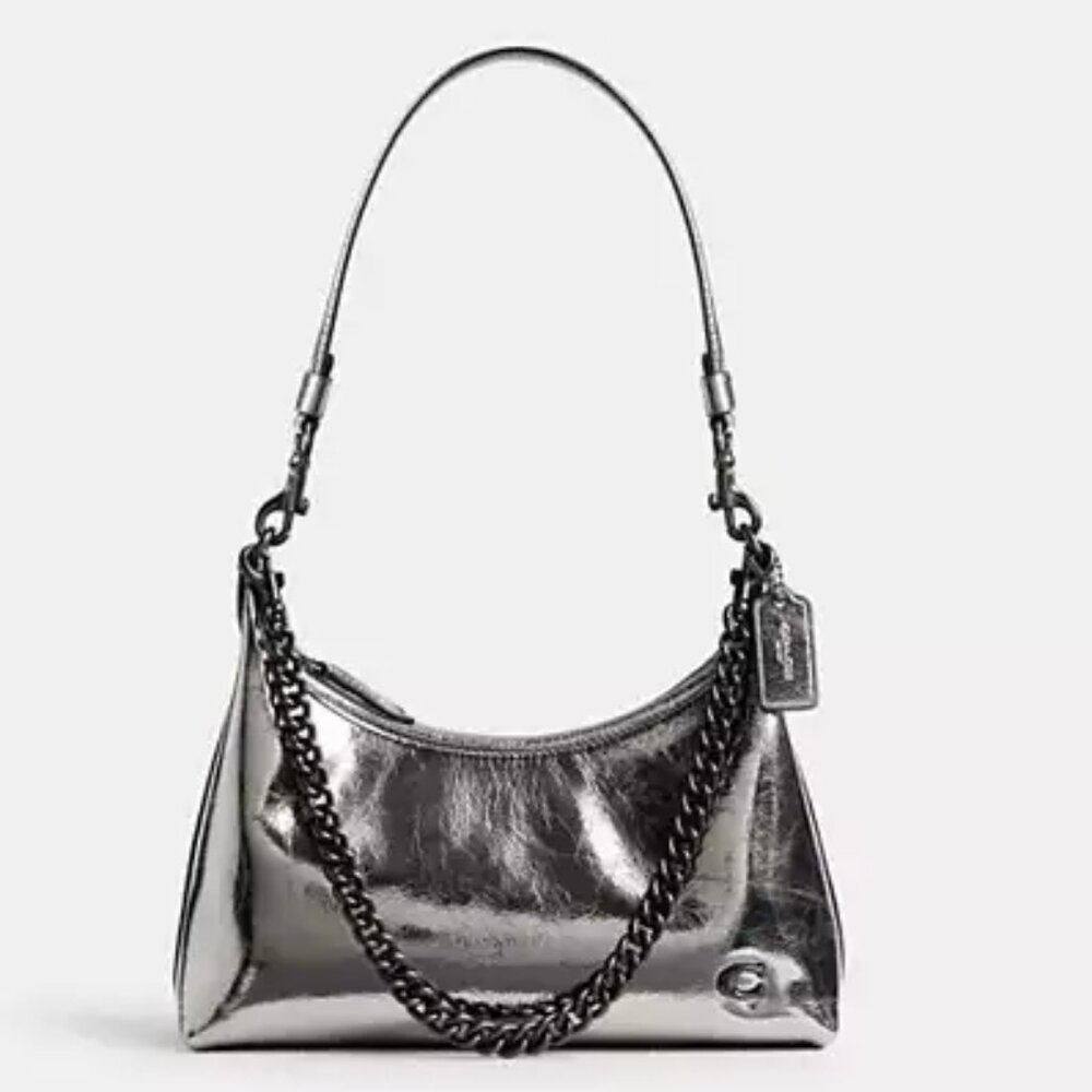 Coach Silver Shoulder Bag